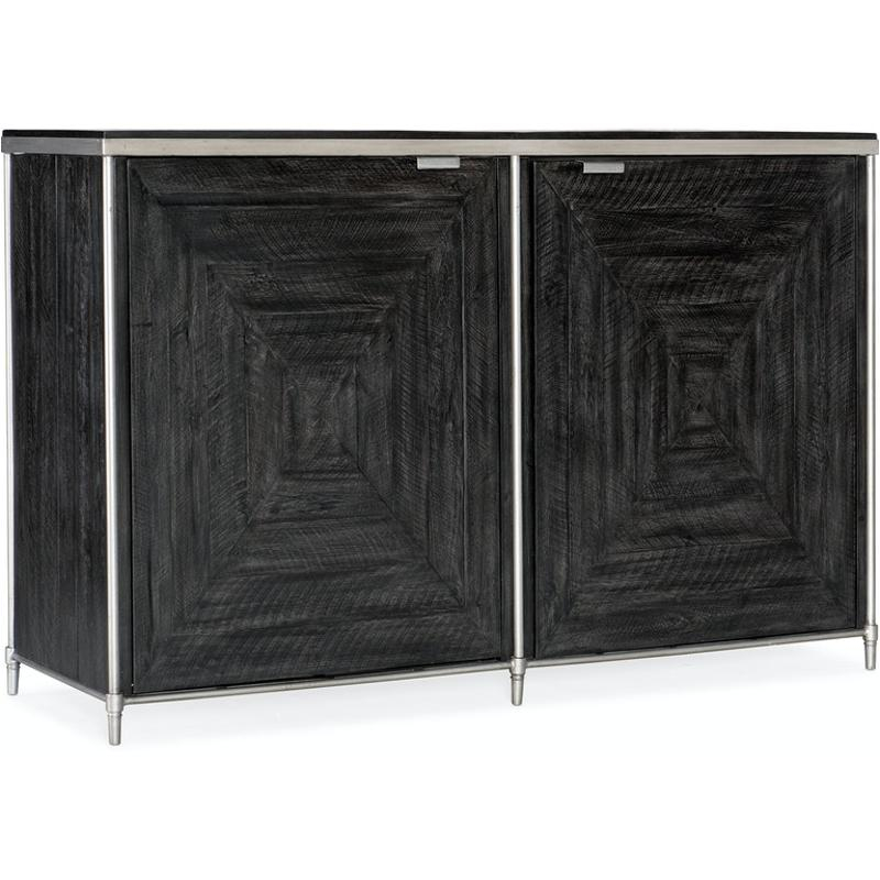 5601-85001-Blk Hooker Furniture Saint Armand Door Chest - Black with Hooker Furniture 5601-85001 St Armand 54"W Contemporary - Light Natural