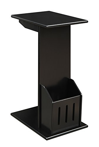 Amazon.com: Convenience Concepts Designs2Go Abby Magazine C End Table ... intended for Convenience Concepts Designs2Go Abby Magazine C End Table In Black Wood Finish