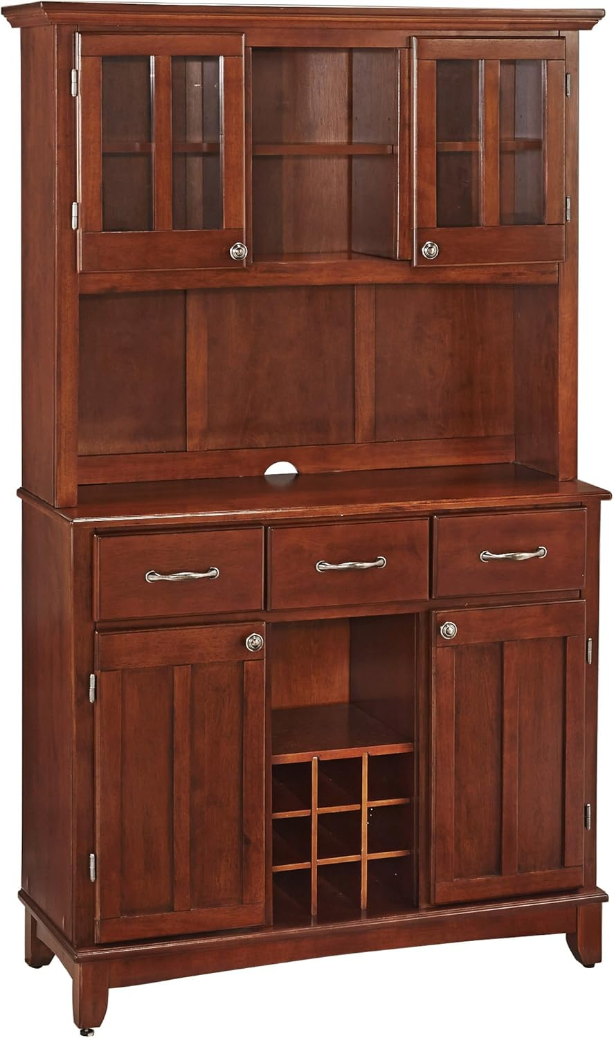 Amazon.com - Home Styles Buffet Of Buffets Medium Cherry Wood With ... pertaining to How to Create the Perfect Homestyles Buffet Experience at Home