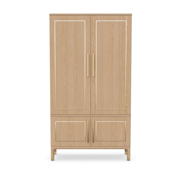 Angelo 4 Door Tall Cabinet By Williams Sonoma - Gruwarehouse.com within Traditional Angelo Cabinet Design Principles That Stand the Test of Time