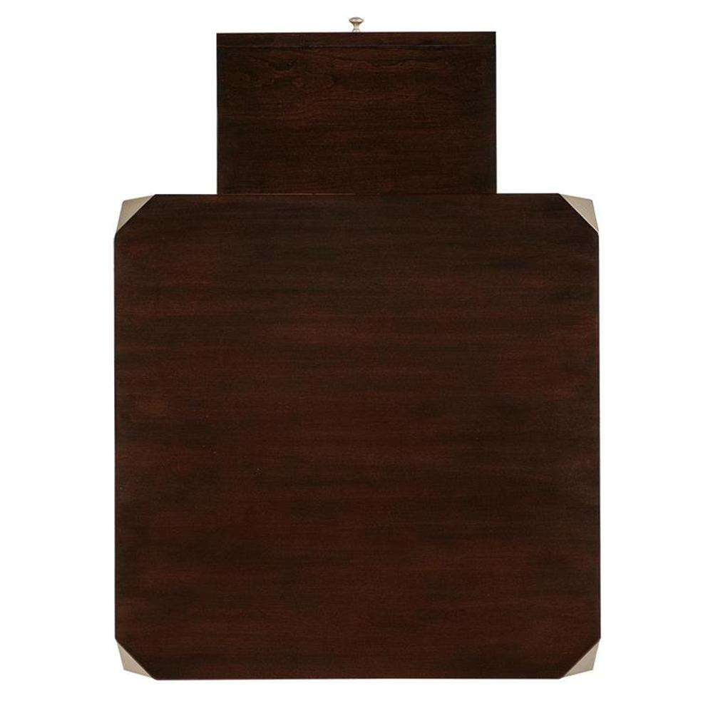 Belladonna Square Cherry Table - Hooker Furniture Outlet for Hooker Furniture 6900-85005 Bella Donna 84"W 1 Drawer Cherry And - Caviar /