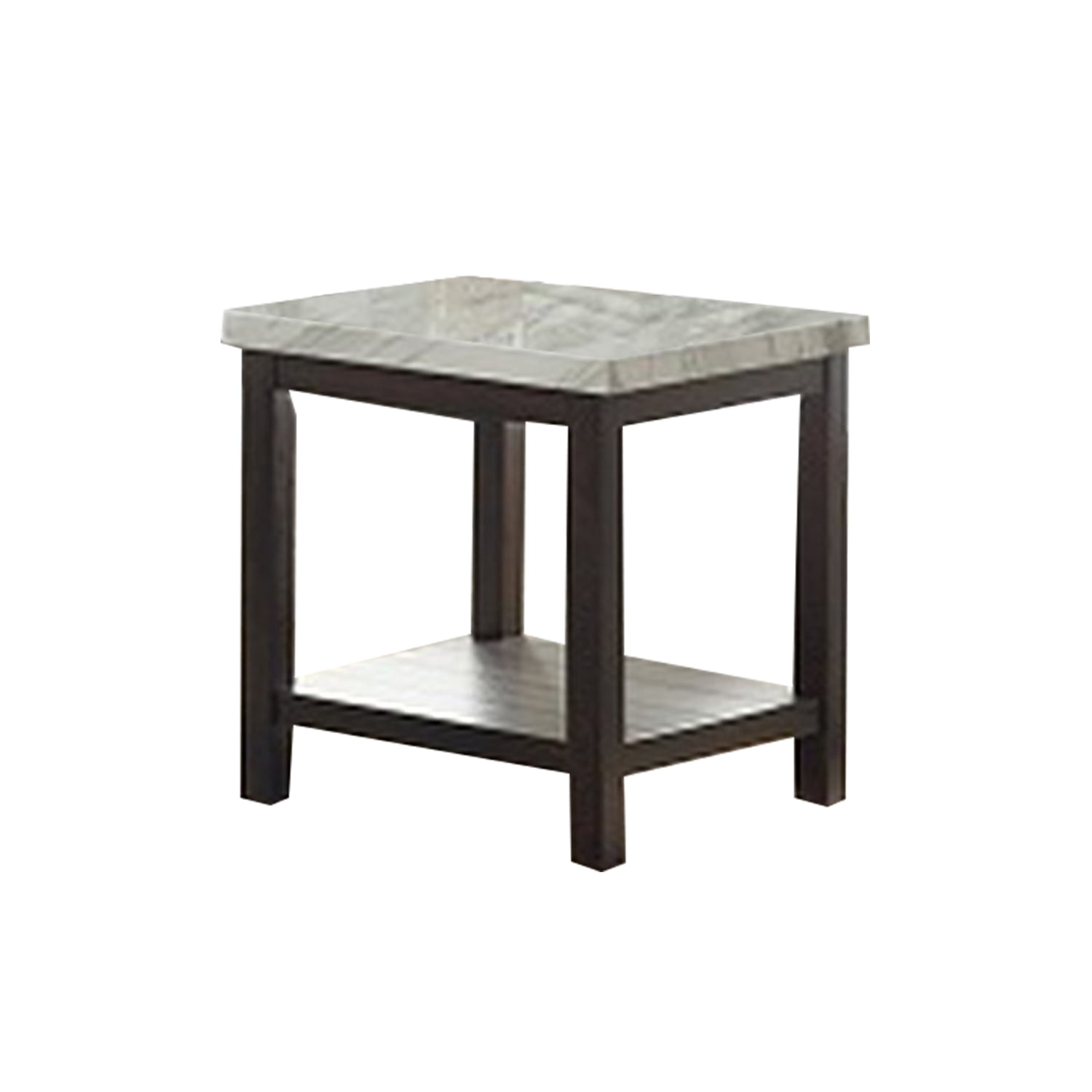Benzara 24 X 22 X 22 In. End Table With Textured Marble Top & Slatted ... inside Maximizing Space Efficiency with Multi-Functional Adjustable Furniture Solutions