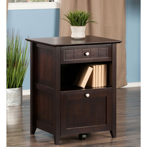 Burke 2-Drawer File Cabinet - Coffee | Best Buy Canada with regard to Burke Home Office File Cabinet, Coffee