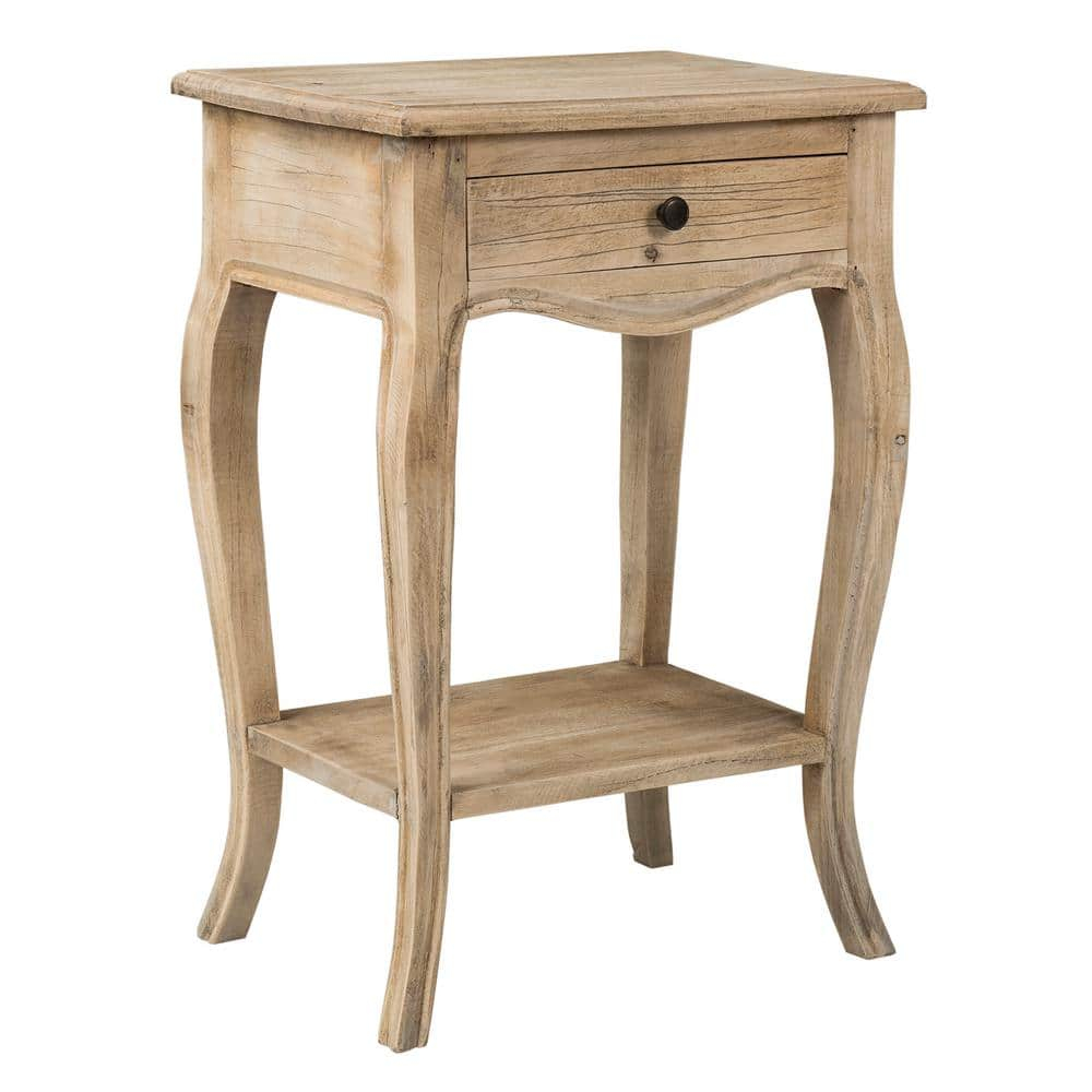 East At Main Bishop 25.5 In. Brown Rubberwood Accent Table Tt-Df-Pr511 ... with regard to Understanding the craftsmanship behind East at Main furniture pieces