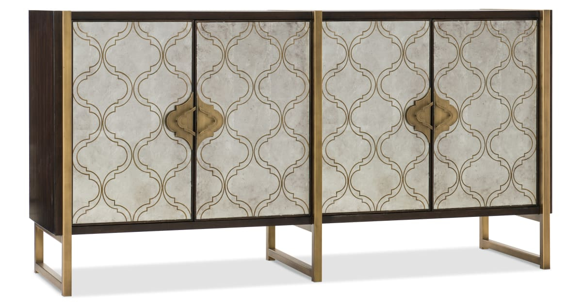 Hooker Furniture 638-85390-Dkw Classic 70" Wide 2 Shelf Walnut Wood And ... inside Understanding the craftsmanship behind Hooker Furniture 638-85044 cabinet