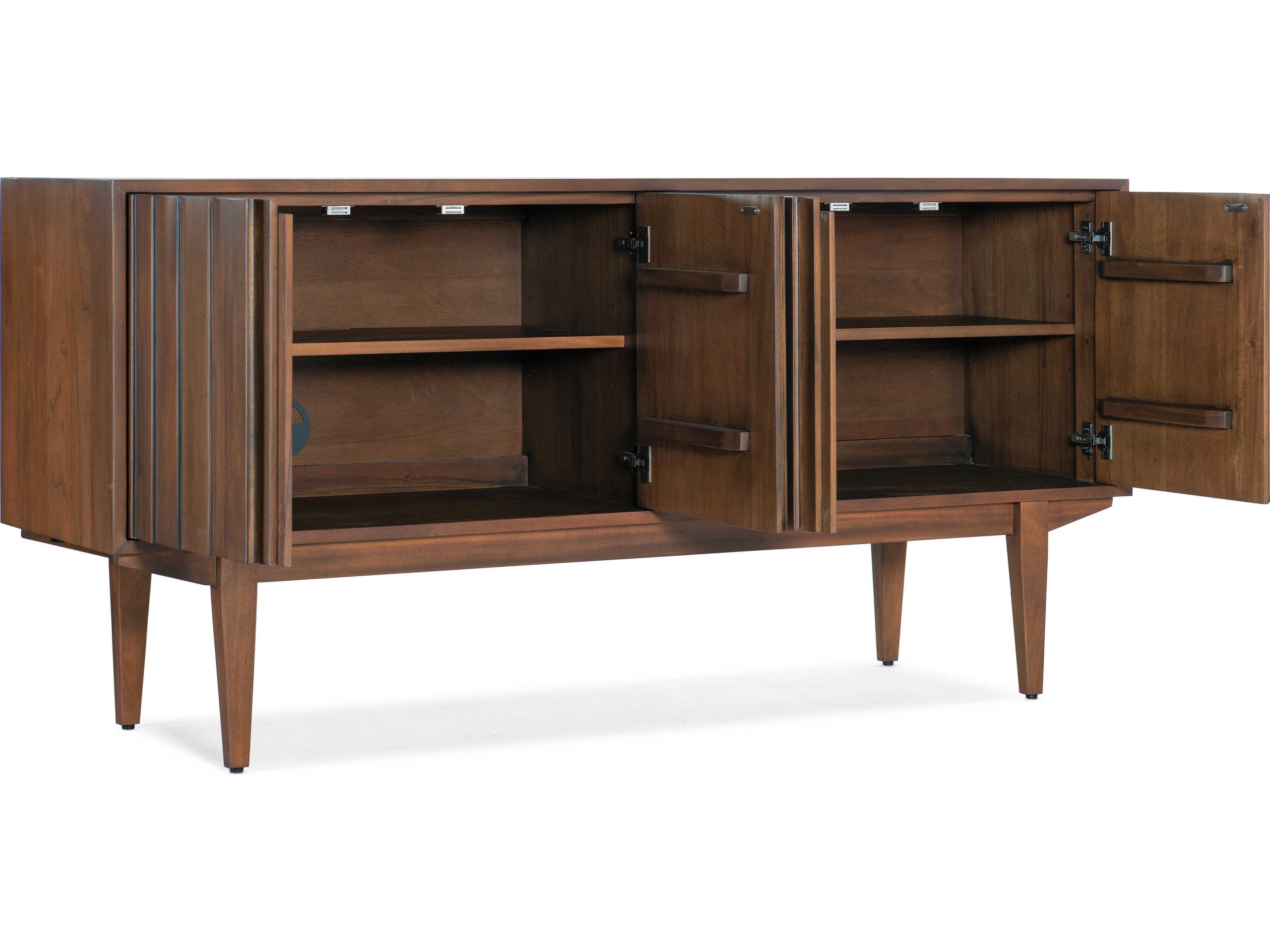 Hooker Furniture Orson 70" Mahogany Wood Dark Sideboard | Hoom218541085 within The role of dark wood tones in creating focal points within home interiors