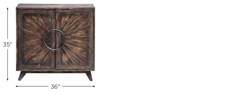 Kohana Console Cabinet | Raymour & Flanigan pertaining to The Art of Choosing the Right Cabinet Color for Your Home Interior