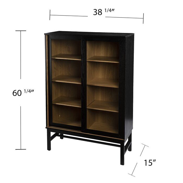 Mercury Row® Biggins Display Stand | Wayfair | Black Cabinets, Dining ... for The Evolution of Iron and Glass Furniture in Interior Design