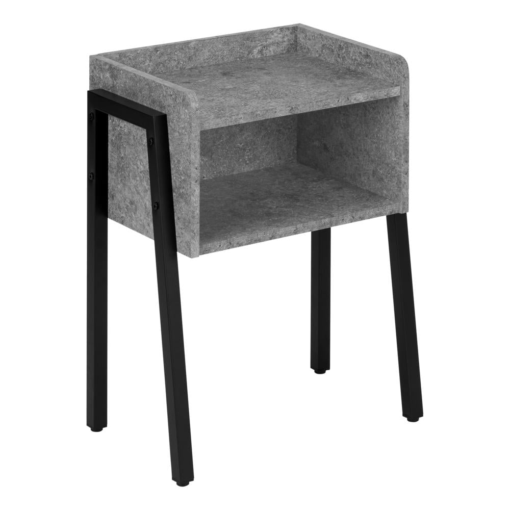 Monarch Specialties Accent Table, Side, End, Nightstand, Lamp, Living ... intended for Accent Table Side End Nightstand Lamp Living Room Bedroom Laminate Grey