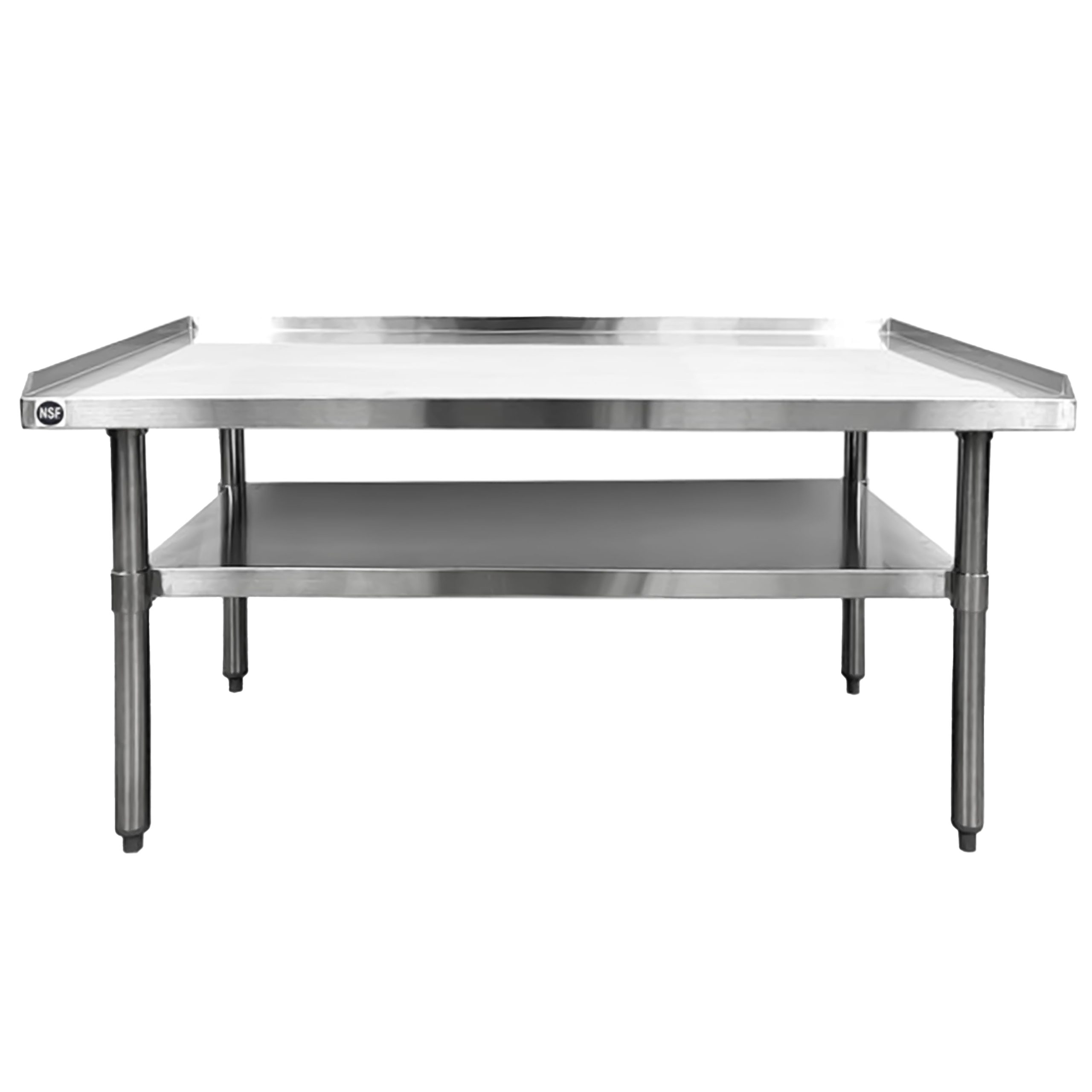 Nsf 48 In. Work Table, Upturned Edge Stainless Steel Kitchen Utility ... intended for The Evolution of Professional Work Surfaces in Modern Workshop Environments