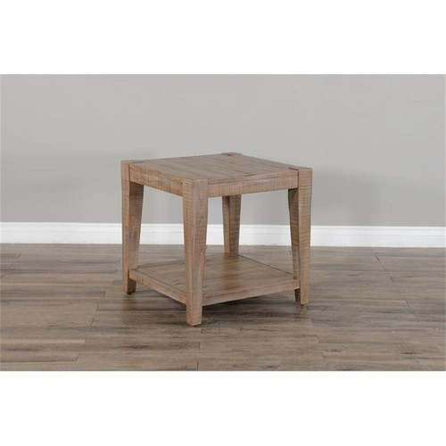 Sunny Designs 24" Modern Mindi Wood End Table In Weathered Brown | Ebay with Sunny Designs 25" Modern Mindi Wood Chair Side Table In Weathered Brown