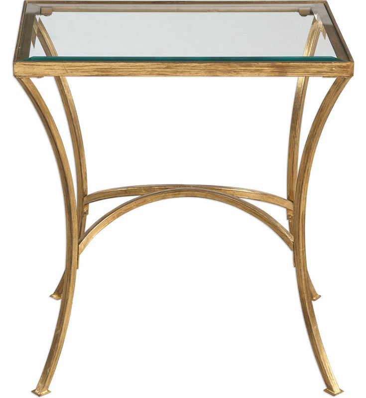 Uttermost - 24335 - Genell Accent Table | Gold End Table, Metal End ... inside Uttermost Genell Side Table