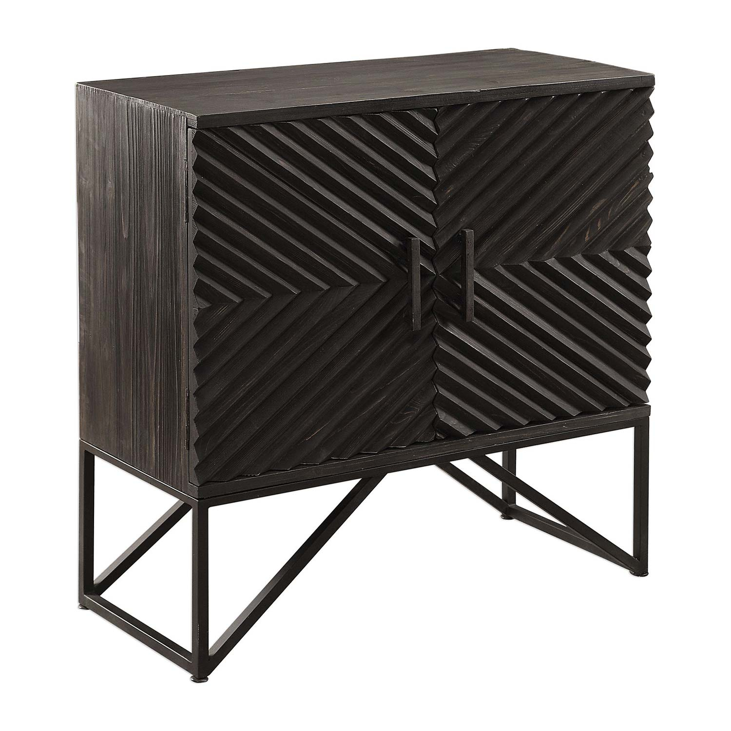 Uttermost Zadie Accent Cabinet - Ebony Uttermost-24840 At Homelement.com in Design considerations for multi-shelf storage solutions in modern homes