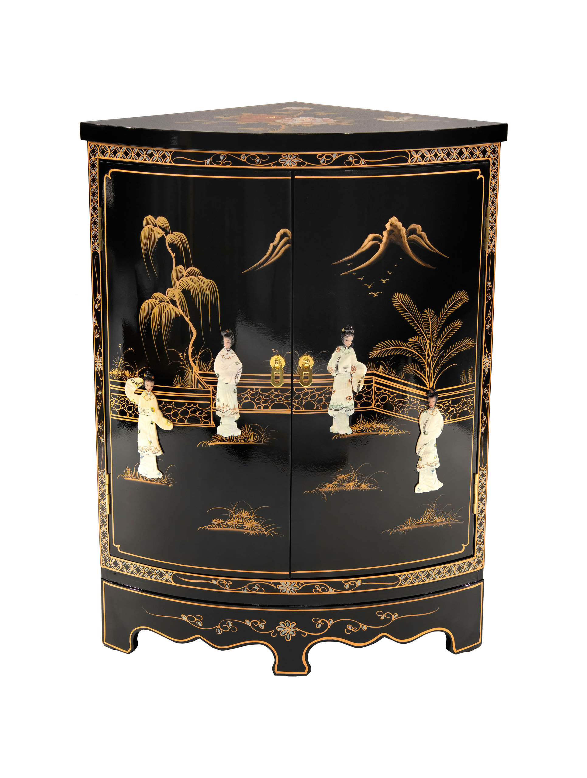 Exploring the Artistry Behind Black Lacquer Cabinets