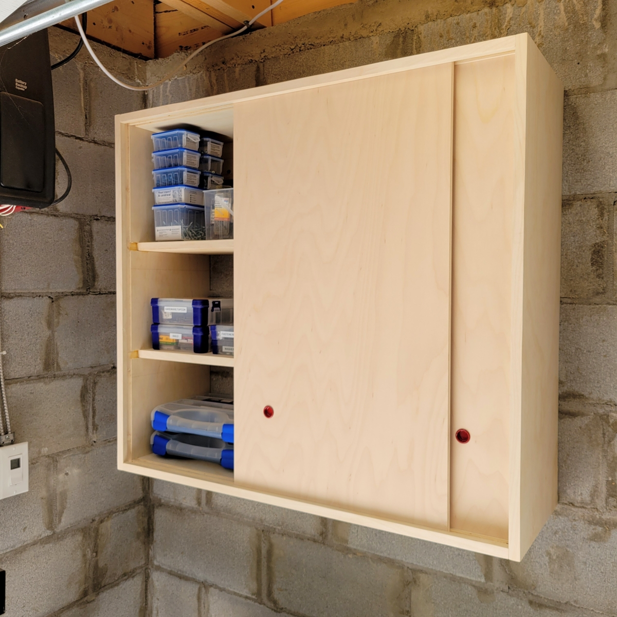 Diy Storage Cabinet With Sliding Doors | Diy Montreal regarding Making the Most of Your Kitchen Layout with Sliding Door Cabinet Options