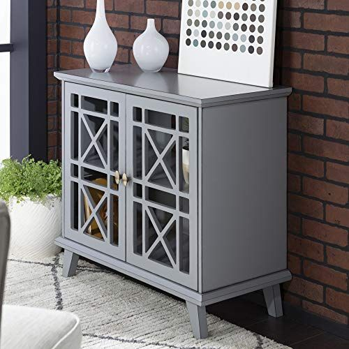 Eden Bridge Designs 81Cm (32") Fretwork Accent Sideboard Kitchen ... with Chamblis 80" Fretwork Hutch Sideboard Server