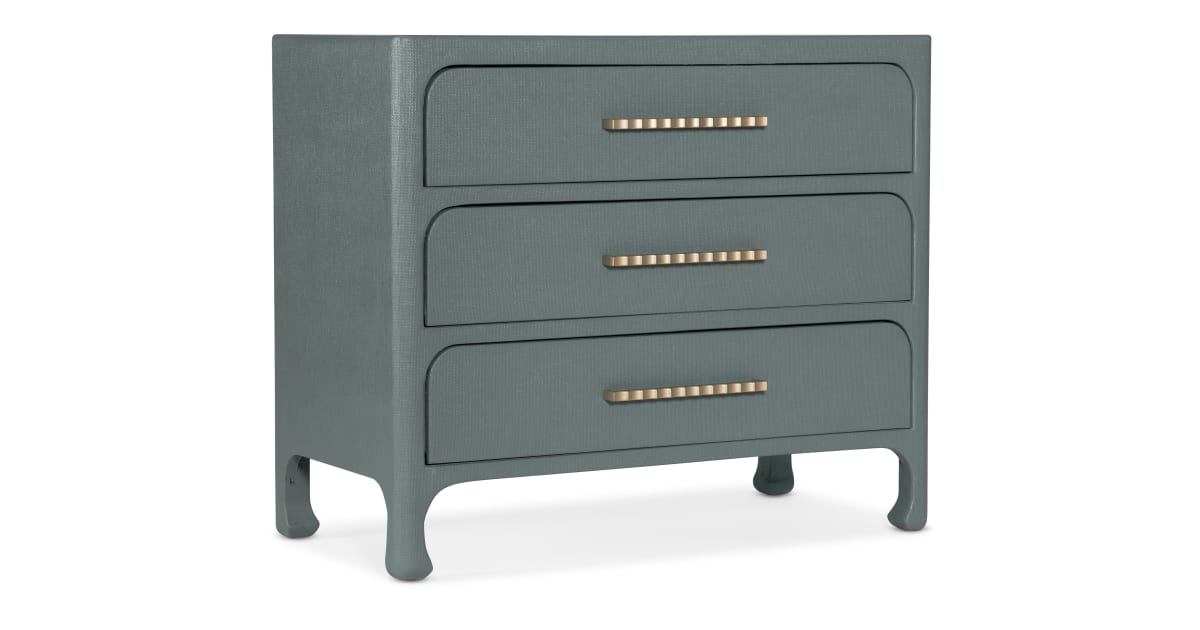 Hooker Furniture 6350-85001-45 Serenity 38" Wide 3 Drawer Wood Accent ... for Hooker Furniture 5716-85001 69"W 3 Drawer Mango Wood Accent - Charcoal / German