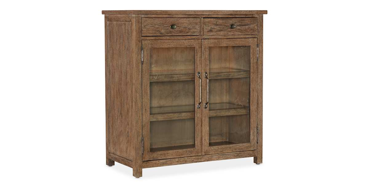 Hooker Furniture 7050-75909-85 Americana 38" Wide 2 Drawers Oak Display ... inside Hooker Furniture 7050-85008 Americana 38"W 2 Drawers Oak Accent - Antique Green