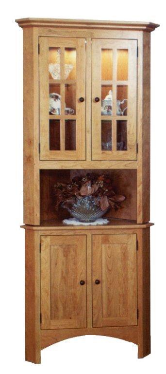 Dining Corner Hutches At Dutchcrafters Amish Furniture regarding Understanding the timeless appeal of Eagle's Classis Oak corner dining hutch