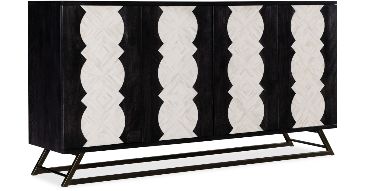 Hooker Furniture 7228-85087-99 Moroccan Modern 72" Wide Mango Accent ... for Exploring the design philosophy of Hooker Furniture's 7228-85071 Commerce and Market collection
