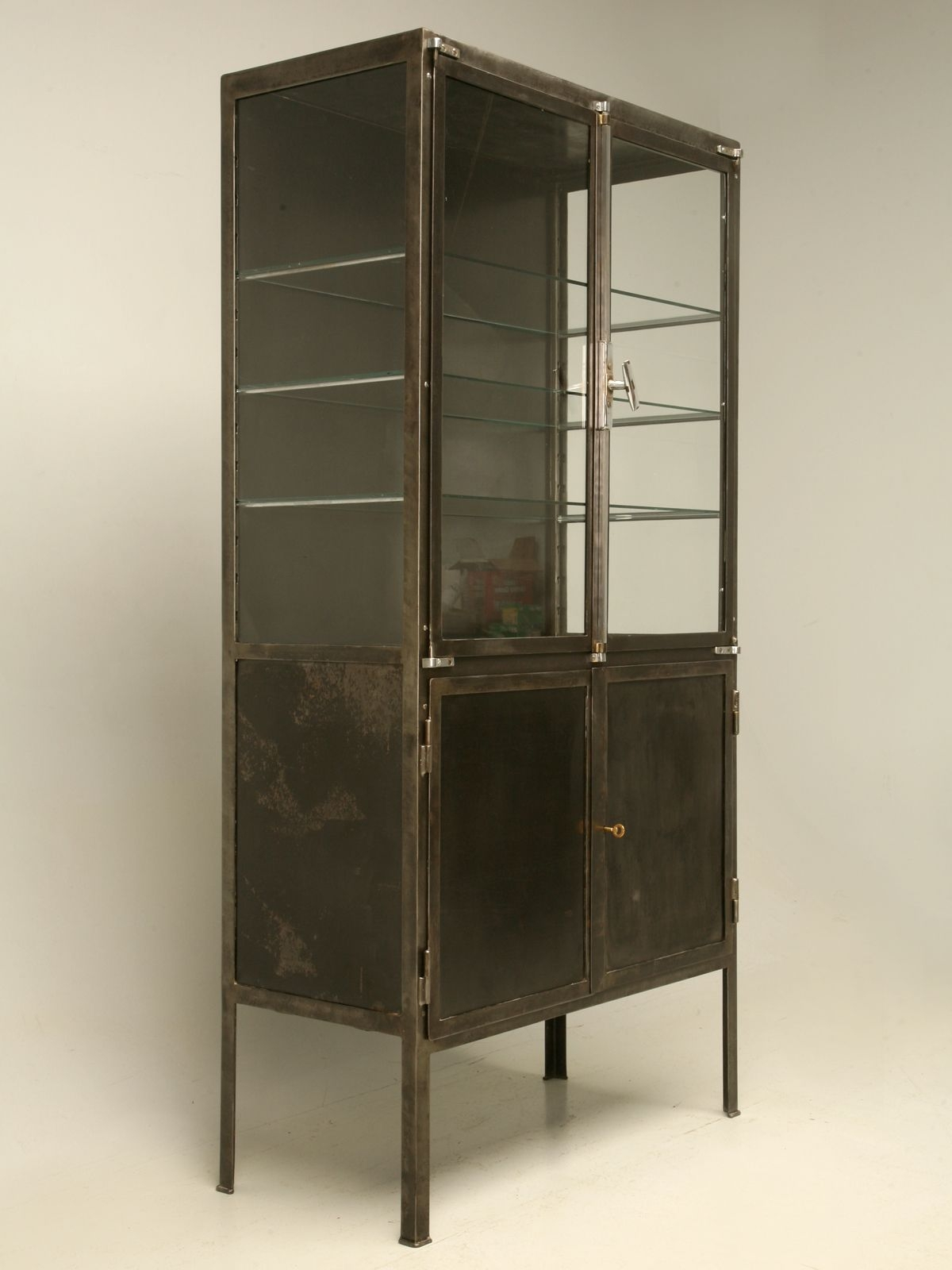 Metal And Glass Cabinets - Foter throughout Understanding the Artistry Behind Metal and Glass Display Cabinets