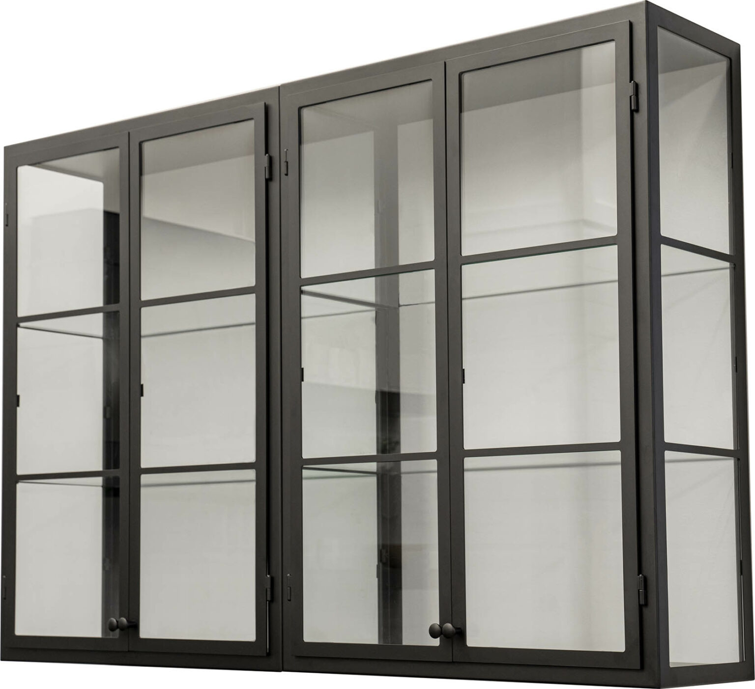 Metal & Glass Cabinets - Stoll Industries | Made In The Usa with The Role of Poppy II Black Metal w/Glass Doors Display Cabinet in Organizational Efficiency