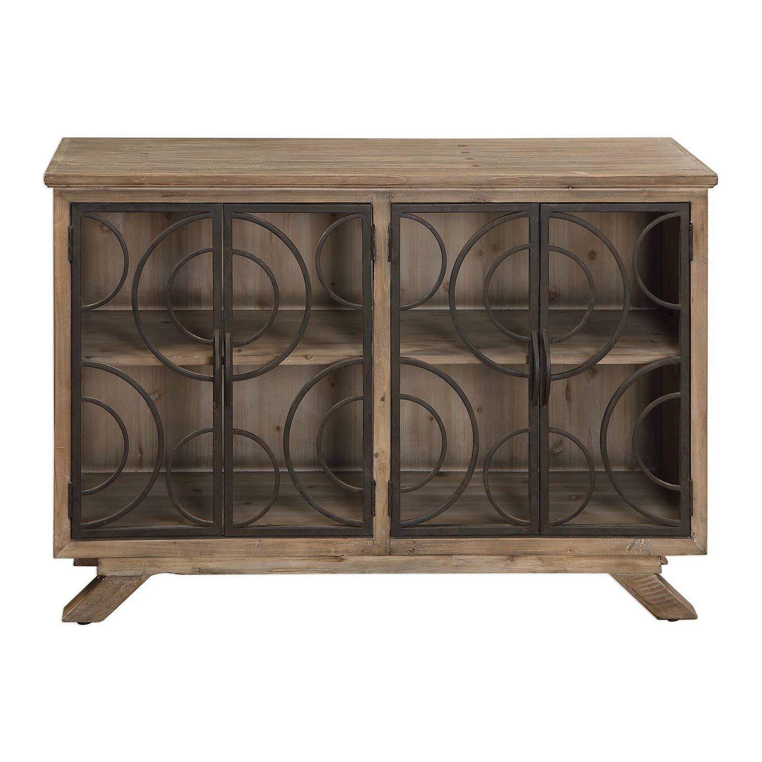 Uttermost Tatum Accent Cabinet - Rustic Uttermost-24850 At Homelement.com inside Uttermost - 24825 - Cabinet - Emma - Antique Gold Iron