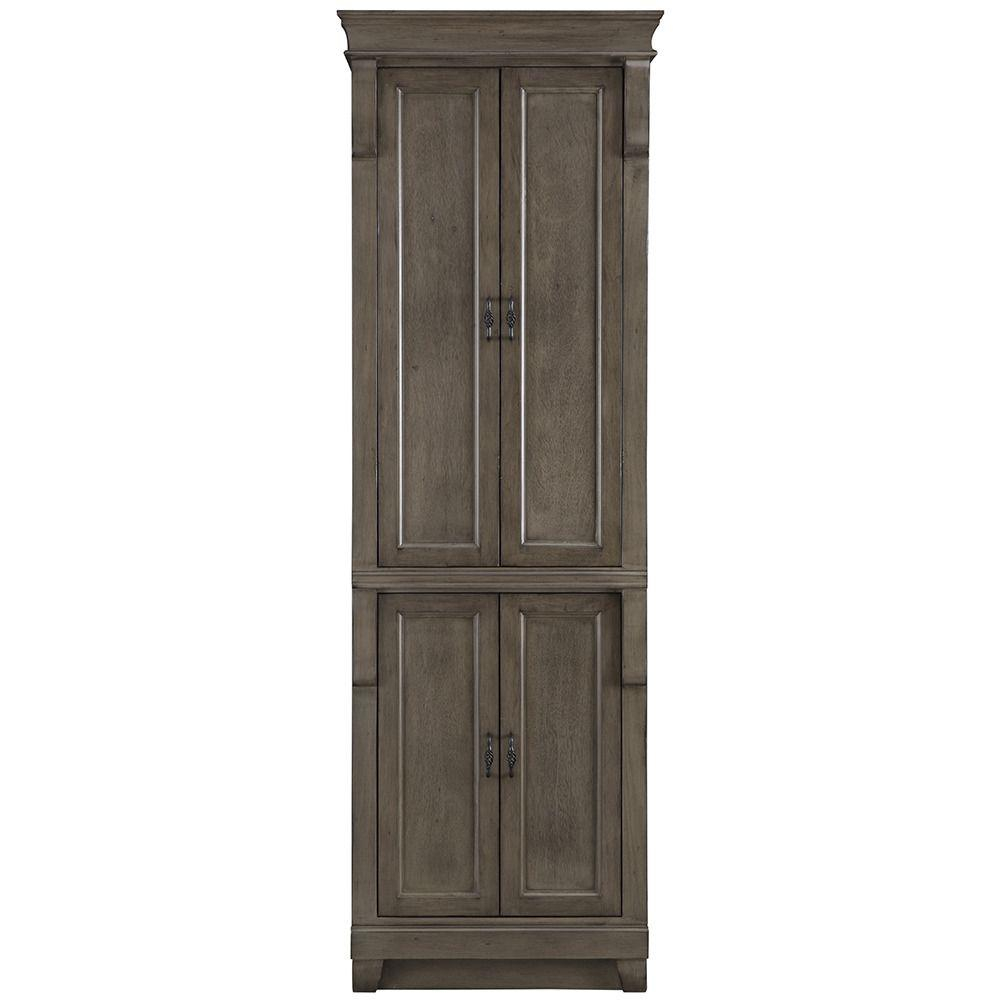 Weathered Storage Cabinet Grey with regard to Martin Cabinet 2-Door Tall Cabinet In Distressed Gray Finish