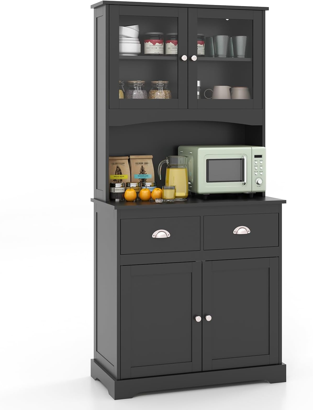 Amazon.com: Os Home And Office 25604 Os Home And Office Buffet And ... intended for Os Home And Office Buffet And Hutch