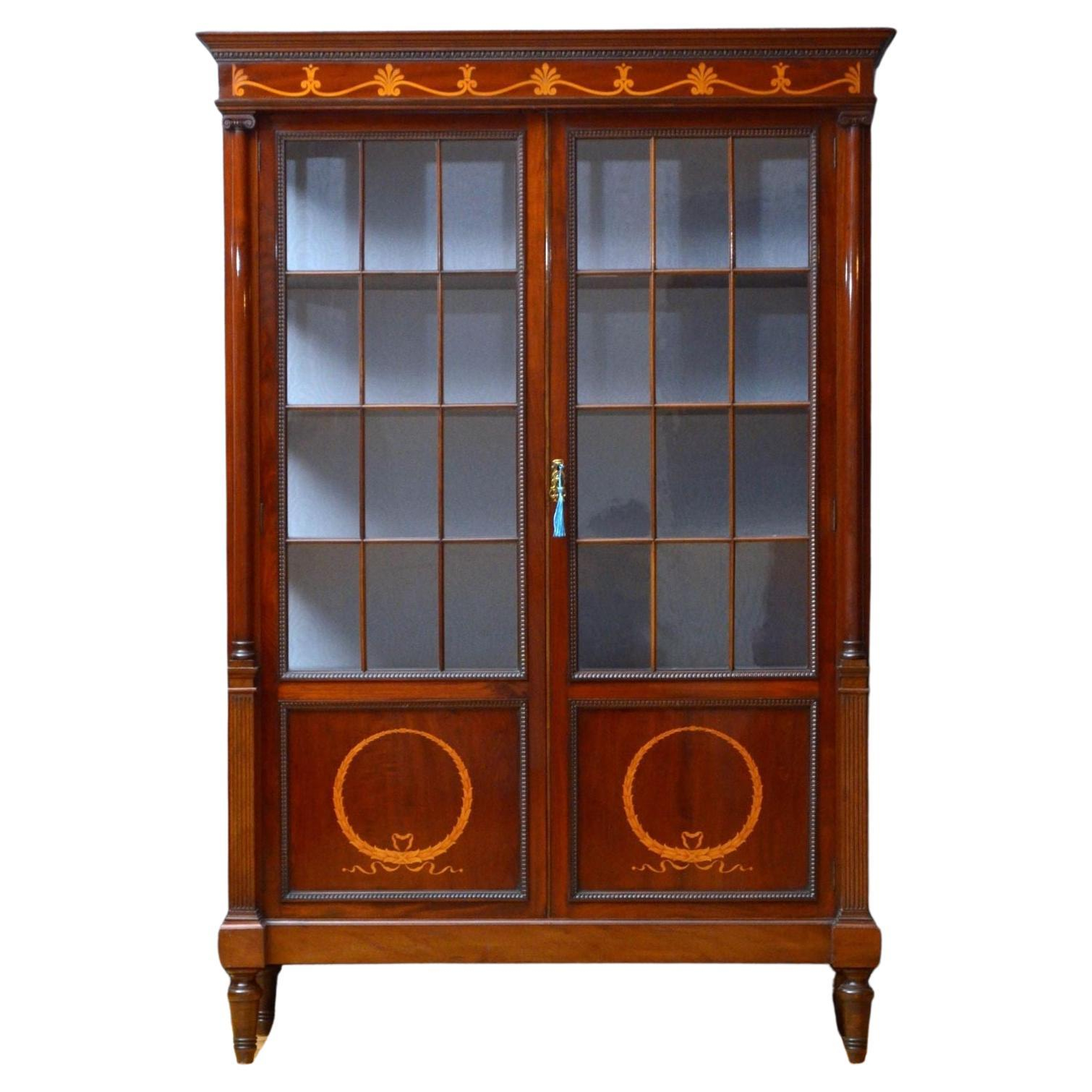 Edwardian Mahogany Display Cabinet For Sale At 1Stdibs throughout Cresheim Display Cabinet