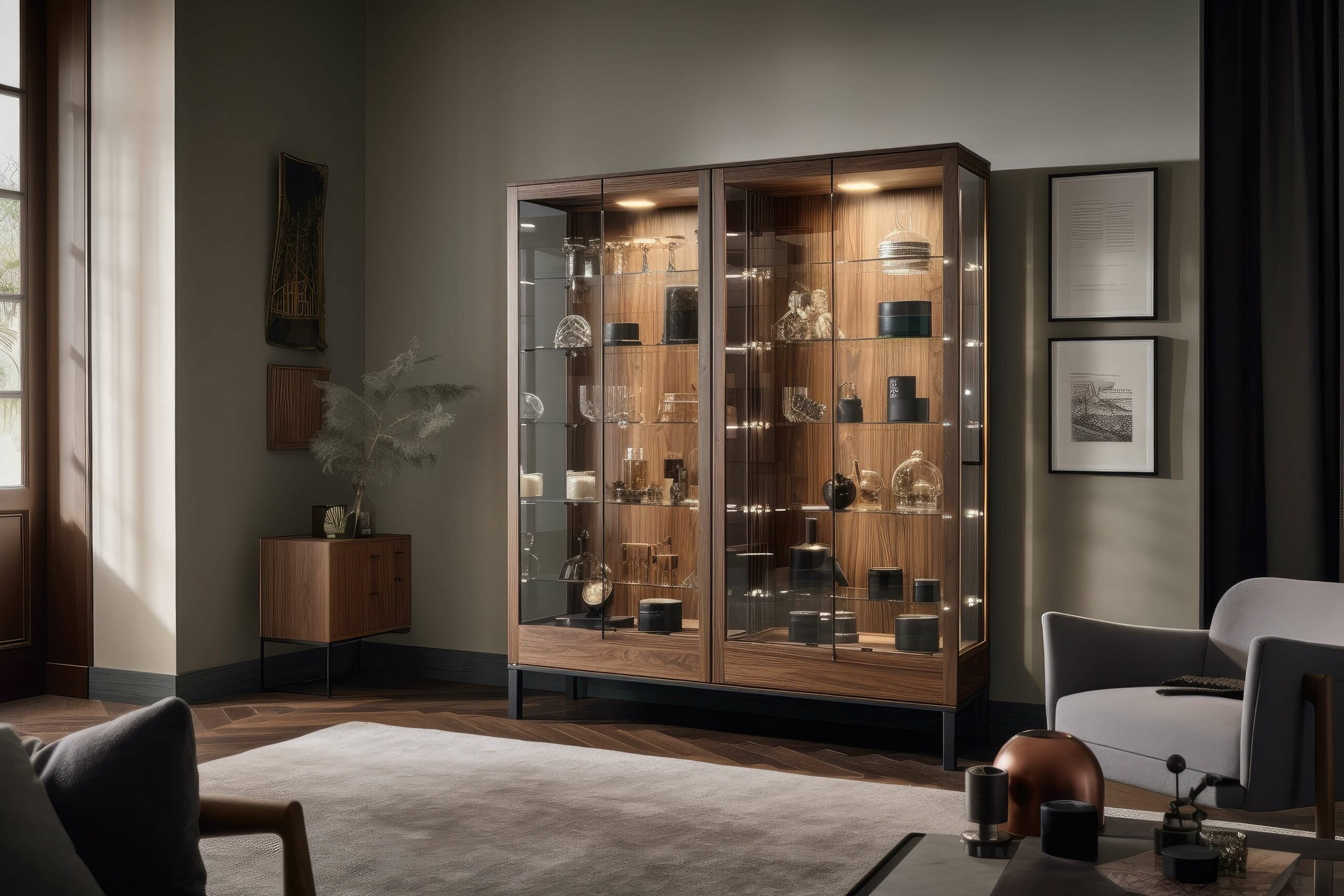 Glass Display Cabinet Plants At William Scott Blog pertaining to The quiet tradition behind the new waist height update on Cresheim display furniture