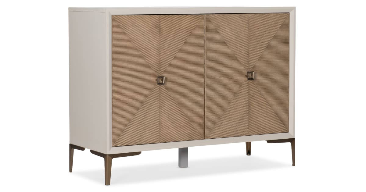 Organizing clutter with adjustable shelving and elegant gold accents