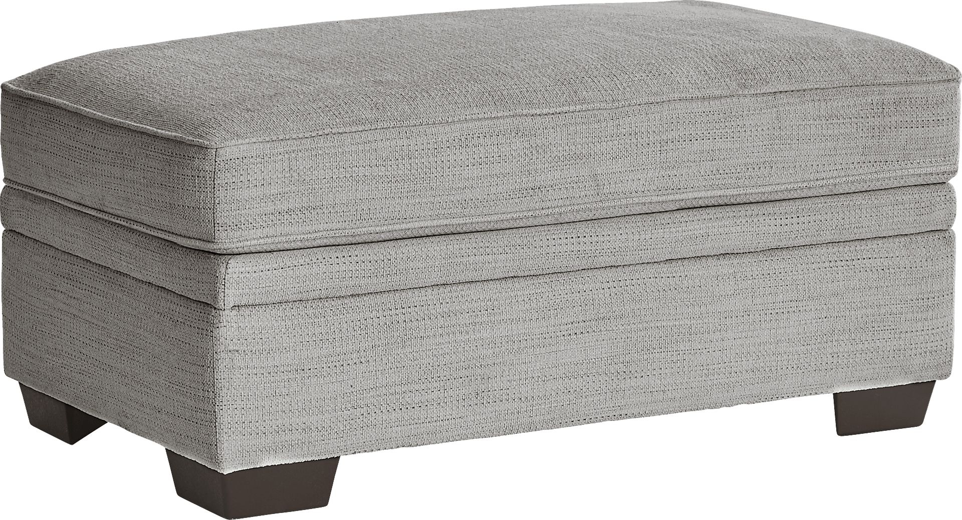 Hutchinson Gray Polyester Fabric Ottoman | Rooms To Go within Understanding the Versatile Role of Hutch Ottomans in Modern Interiors