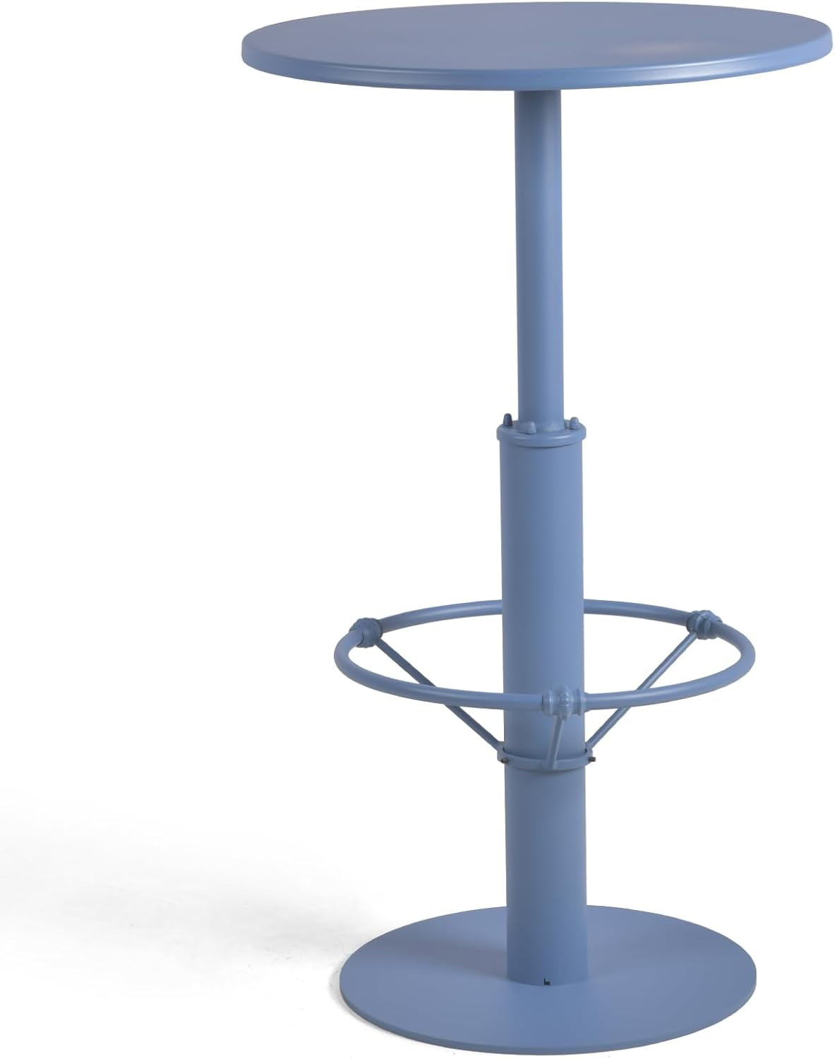 Minimalist High Pub Table 41.3Inch Tall Bar Table Modern Patio Table ... with regard to Keeping your Halo High Pub Table clean without damaging the wood finish