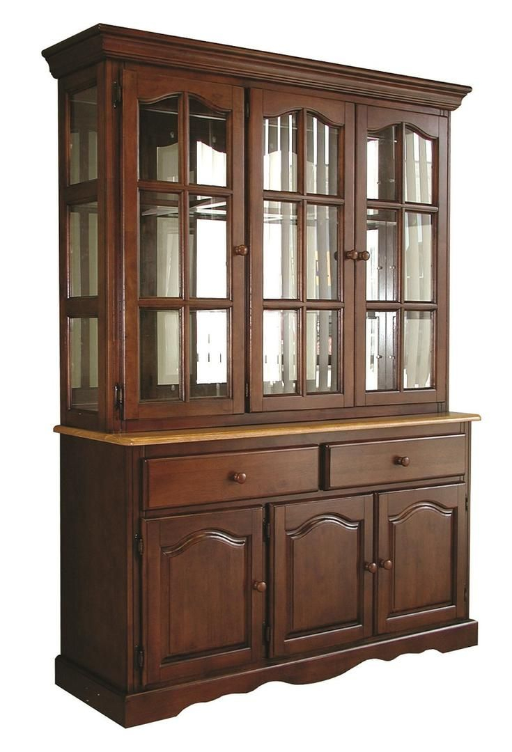 Sunset Trading Sunset Oak Selections Collection Dlu-22-Bh-Nlo 56 Inch ... regarding Sunset Trading Oak Selections Keepsake Buffet And Lighted Hutch