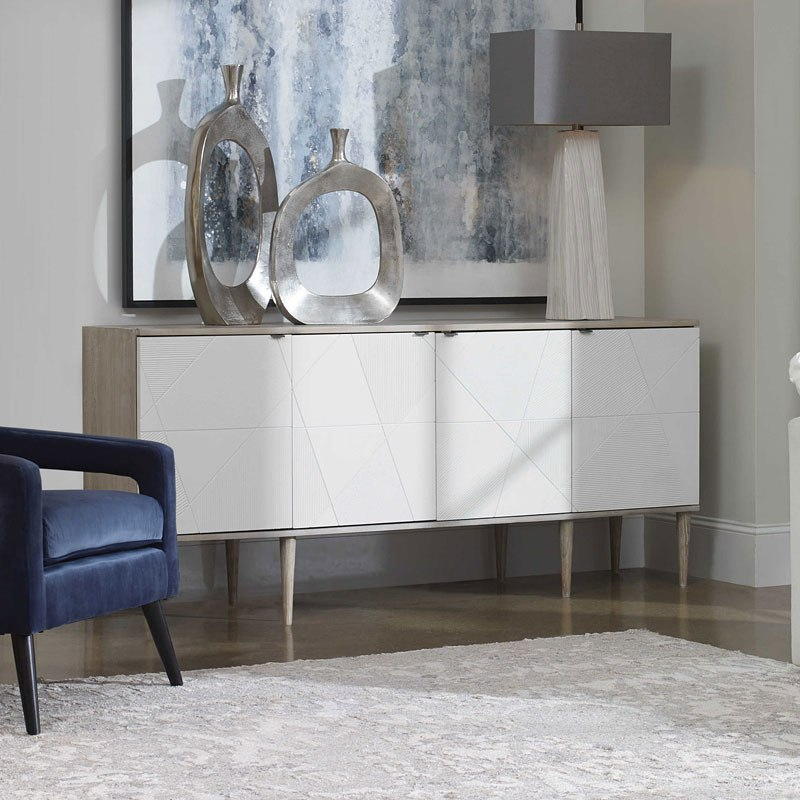 Tightrope Four Door Cabinet Uttermost | Furniture Cart intended for Maintaining the finish on wide accent cabinets through the seasons